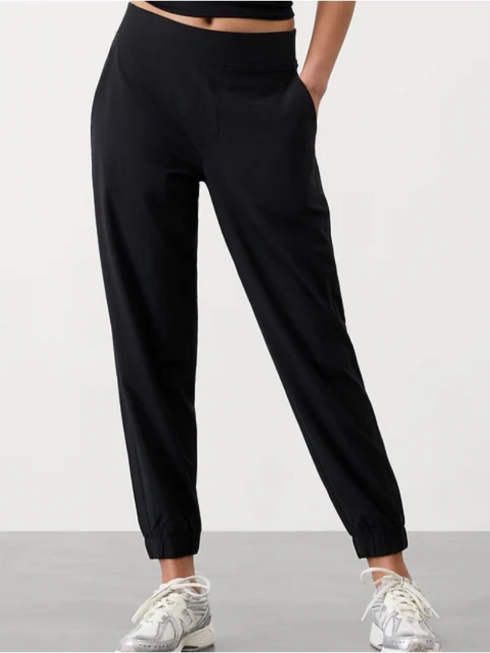 Athleta Brooklyn Mid-Rise Joggers - Black